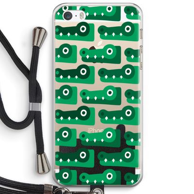 Crocs: iPhone 5 / 5S / SE Transparant Hoesje met koord