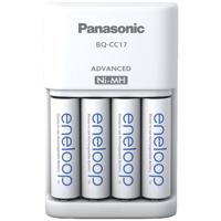 Panasonic Advanced BQ-CC17 + 4x eneloop AA Batterijlader NiMH AAA (potlood), AA (penlite)