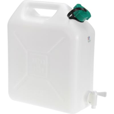Benson Jerrycan voor water - 10 liter - Kunststof - met kraantje en dop Benson Jerrycan voor water - 10 liter - Kunststof - met kraantje en dop
