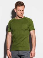 Ombre - heren T-shirt groen - olive - S1182 - thumbnail