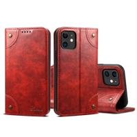 Voor iPhone 11 barok eenvoudige horizontale Flip lederen draagtas met houder & kaartsleuven & portemonnee (rood) Voor iPhone 11 barok eenvoudige horizontale Flip lederen draagtas met houder & kaartsleuven & portemonnee (rood)