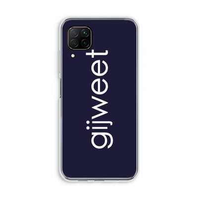 Gijweet: Huawei P40 Lite Transparant Hoesje