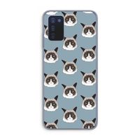 It's a Purrr Case: Samsung Galaxy A03s Transparant Hoesje