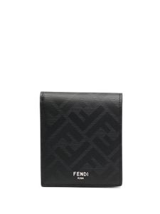 FENDI portefeuille zippé à logo monogrammé - Noir