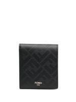 FENDI portefeuille zippé à logo monogrammé - Noir - thumbnail