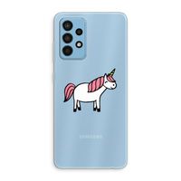 Eenhoorn: Samsung Galaxy A52 Transparant Hoesje