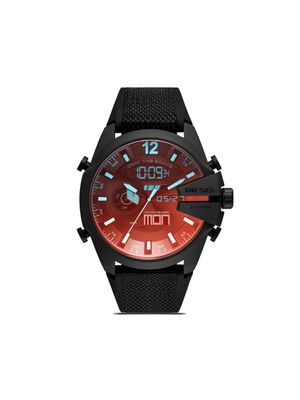 Diesel montre Dz4548 Mega Chief Chronograph 51 mm - Rouge