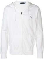 Polo Ralph Lauren sweat à capuche zippé - Blanc - thumbnail