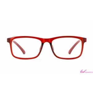 Dames Leesbril Elle Eyewear Collection | Sterkte: +2.00 | Kleur: Rood