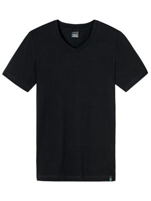 Schiesser - Long Life Cotton - Shirt 3/4 - zwart, Maat:2XL
