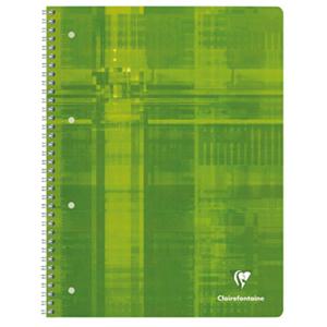 Clairefontaine 68252C Collegeblok Diverse kleuren DIN A4 Geruit met rand binnen/buiten Aantal paginas: 80