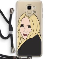 Mary Kate: Samsung Galaxy J6 (2018) Transparant Hoesje met koord