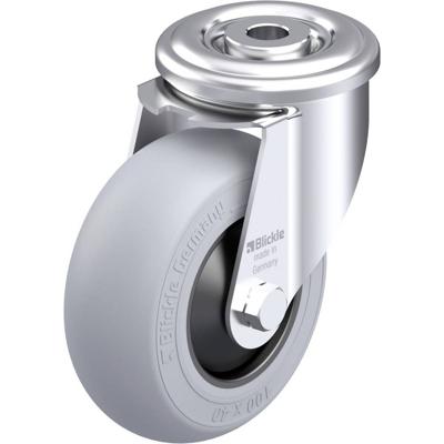 Blickle LER-POES 100KF-SG Plaatstalen zwenkwiel Wieldiameter: 100 mm Draagvermogen (max.): 150 kg 1 stuk(s)