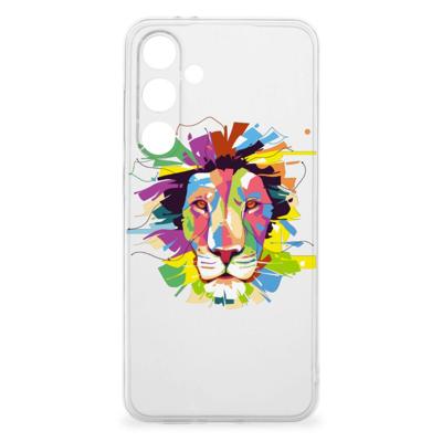 Samsung Galaxy S24 FE Telefoonhoesje met Naam Lion Color Samsung Galaxy S24 FE Telefoonhoesje met Naam Lion Color