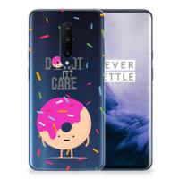 OnePlus 7 Pro | Siliconen Case | Donut Roze