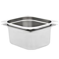 VidaXL Gastronormbakken 2 st gn 1/2 150 mm roestvrij staal