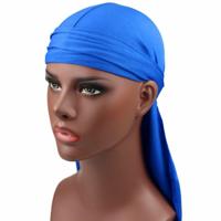 Mannelijke straat basketbal hoofddoek hip hop elastische lange staart hoed (Sapphire Blue) Mannelijke straat basketbal hoofddoek hip hop elastische lange staart hoed (Sapphire Blue)