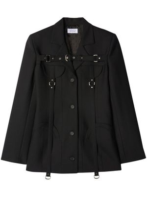 Off-White veste à simple boutonnage - Noir