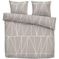 2e Halve Prijs Leen Bakker - Dekbedovertrek Toronto - 240x220 Cm - Polyester - Beige