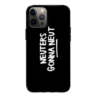 Neuters (zwart): iPhone 12 Tough Case
