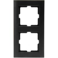 KOPP Athenis HK07 Dubbel Afdekraam - Mat Zwart Design