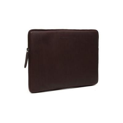 Chesterfield - Clinton - Lederen Laptop Sleeve - 14 inch - Bruin