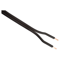 Q-Link Tweelingsnoer | Zwakstroom tot 42 Volt | 2 x 0,75 mm² | 5 m | Zwart - 03.030.56
