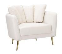 FAUTEUIL KIEV CRÈME CM 88X77X74