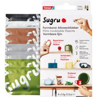 tesa Sugru Kneedlijm 41285-00001-00 Zwart, Wit, Groen, Bruin, Grijs 8 stuk(s)