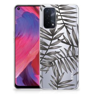 OPPO A93 5G TPU Case Leaves Grey