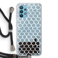 Dakpannetjes: Samsung Galaxy A32 4G Transparant Hoesje met koord Dakpannetjes: Samsung Galaxy A32 4G Transparant Hoesje met koord