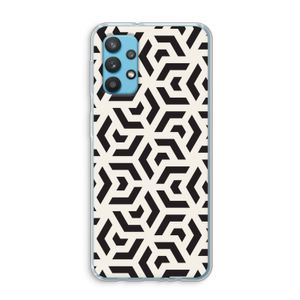 Crazy pattern: Samsung Galaxy A32 4G Transparant Hoesje