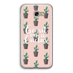 Cactus quote: Samsung Galaxy A5 (2017) Transparant Hoesje