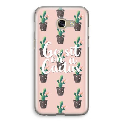 Cactus quote: Samsung Galaxy A5 (2017) Transparant Hoesje