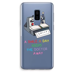 Smile: Samsung Galaxy S9 Plus Transparant Hoesje