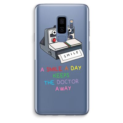 Smile: Samsung Galaxy S9 Plus Transparant Hoesje