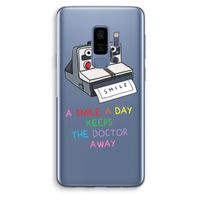 Smile: Samsung Galaxy S9 Plus Transparant Hoesje