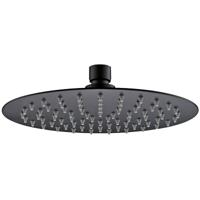 Wiesbaden Luxe Regendouche Rond 25cm Mat Zwart - Hoogwaardig RVS