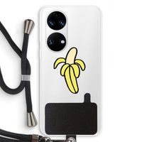 Banana: Huawei P50 Transparant Hoesje met koord