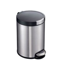 EKO Vepa Bins Artistic Pedaalemmer 5L RVS/Zwart