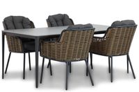 Santika Fasano/Gianna 180 cm dining tuinset 5-delig