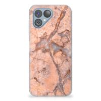 Fairphone 5 | TPU | Siliconen hoesje | Marmer Oranje