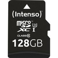 Intenso Professional microSDXC-kaart 128 GB Class 10, UHS-I Incl. SD-adapter