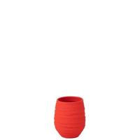 J-Line vaas Fiesta - keramiek - rood - small - 23 cm hoog