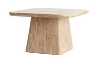 Light & Living Salontafel 'Kepami' Travertin, 60 x 60cm, kleur Zand