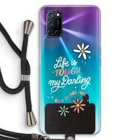 Tough Life: Oppo A72 Transparant Hoesje met koord