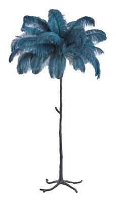 Light & Living Vloerlamp 'Feather' 180cm, kleur Blauw