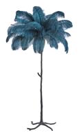 Light & Living Vloerlamp 'Feather' 180cm, kleur Blauw