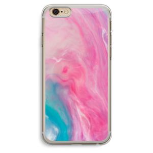 Roze explosie: iPhone 6 Plus / 6S Plus Transparant Hoesje