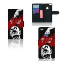 Huawei P8 Lite 2017 Portemonnee Hoesje Zombie Blood - thumbnail